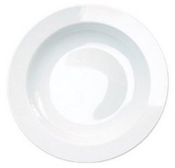 Assiette creuse HEIKE, 230 mm, blanc, set de 6