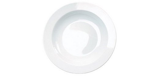 Assiette creuse HEIKE, 230 mm, blanc, set de 6