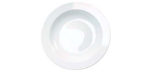 Assiette creuse HEIKE, 230 mm, blanc, set de 6