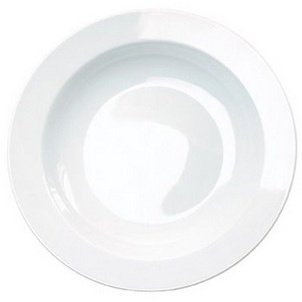 Assiette creuse HEIKE, 230 mm, blanc, set de 6