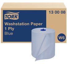 TORK Rouleau nettoyant multi-usage, 1 couche, 250 m, bleu