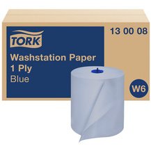TORK Rouleau nettoyant multi-usage, 1 couche, 250 m, bleu