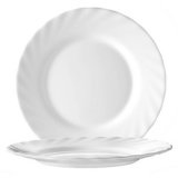 Assiette plate TRIANON, 245 mm, blanc