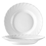 Assiette creuse TRIANON, 225 mm, blanc