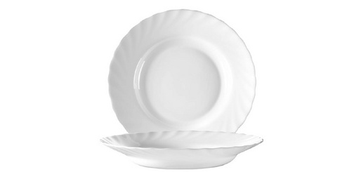 Assiette creuse TRIANON, 225 mm, blanc