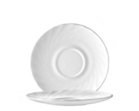 Soucoupe TRIANON, 140 mm, blanc