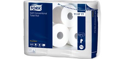 TORK Papier toilette, 2 couches, blanc
