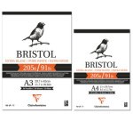 Bristol bloc collé 20F A4 205g