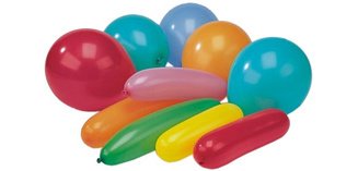 SUSY CARD Balloon, assorted colors and shapes