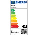 Lampe de lecture LED rechargeable 'LEDCLIP', noir