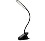 Lampe de lecture LED rechargeable 'LEDCLIP', noir