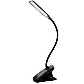 Lampe de lecture LED rechargeable 'LEDCLIP', noir