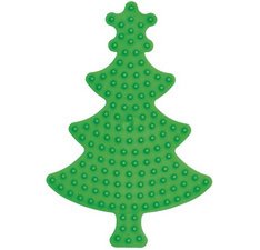 Hama Plaque pour perles midi 'Sapin de Noël', petit, vert