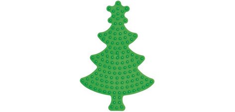 Hama Plaque pour perles midi 'Sapin de Noël', petit, vert