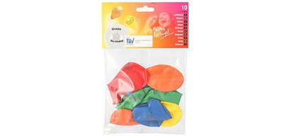 Ballon de baudruche 'Happy Birthday', assorti
