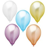 Ballon de baudruche 'Pearly', assorti