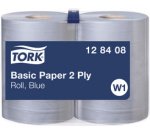 TORK Rouleau nettoyant multi-usage, 2 couches, 340 m, bleu