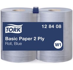 TORK Rouleau nettoyant multi-usage, 2 couches, 340 m, bleu