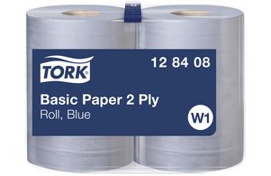 TORK Rouleau nettoyant multi-usage, 2 couches, 340 m, bleu