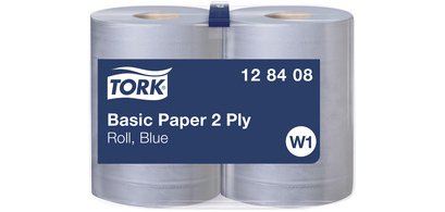 TORK Rouleau nettoyant multi-usage, 2 couches, 340 m, bleu