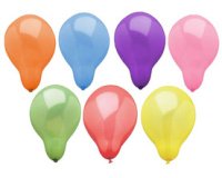 Ballon de baudruche, diamètre: 290 mm, assorti