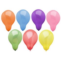 Ballon de baudruche, diamètre: 280 mm, assorti