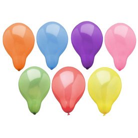 Ballon de baudruche, diamètre: 250 mm, assorti