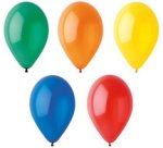 Ballon de baudruche 'Crystal', couleurs assorties