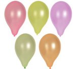 Ballon de baudruche 'Fluo', couleurs assorties