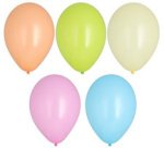 Ballon de baudruche 'Pastel', couleurs assorties
