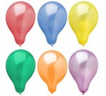 Ballon de baudruche 'Metallic', assorti