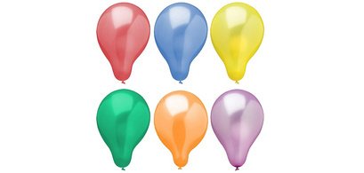 Ballon de baudruche 'Metallic', assorti