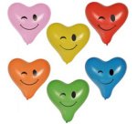 Ballon de baudruche 'Blinky Heart', assorti