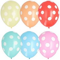 Ballon de baudruche 'Dots', couleurs assorties