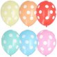 Ballon de baudruche 'Dots', couleurs assorties