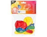 Ballon de baudruche '1', rond, assorti