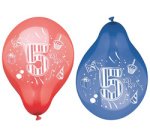 Ballon de baudruche '3', rond, assorti