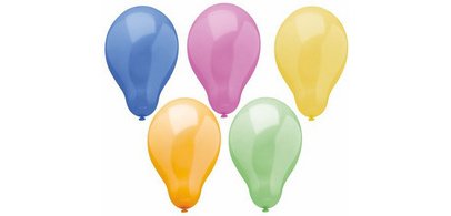 Ballon de baudruche 'Trend', assorti