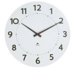 Horloge murale 'HORMILENA 55', montre à quartz, blanc