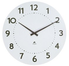 Horloge murale 'HORMILENA 55', montre à quartz, blanc