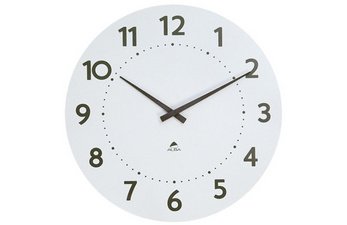 Horloge murale 'HORMILENA 55', montre à quartz, blanc