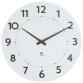 Wandklok 'HORMILENA 55', kwartshorloge, wit