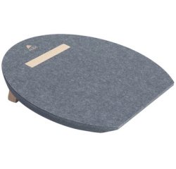 Voetensteun 'MHFEETPET', gemaakt van 100% gerecycled PET, grijs