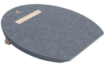 Voetensteun 'MHFEETPET', gemaakt van 100% gerecycled PET, grijs