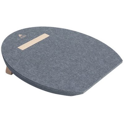 Repose-pieds 'MHFEETPET', en PET 100% recyclé, gris