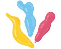 Ballon de baudruche 'Figures', couleurs assorties