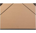 Carton à dessin Kraft à élastiques 52x72cm