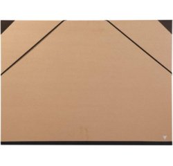 En_carpeta planos clairefontaine din a2 con gomas kraft marron verjurado