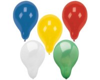 Ballon de baudruche, diamètre: 320 mm, assorti