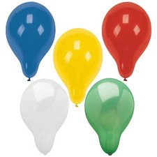 Ballon de baudruche, diamètre: 320 mm, assorti